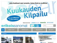 Tablet Screenshot of erikoissanomat.fi
